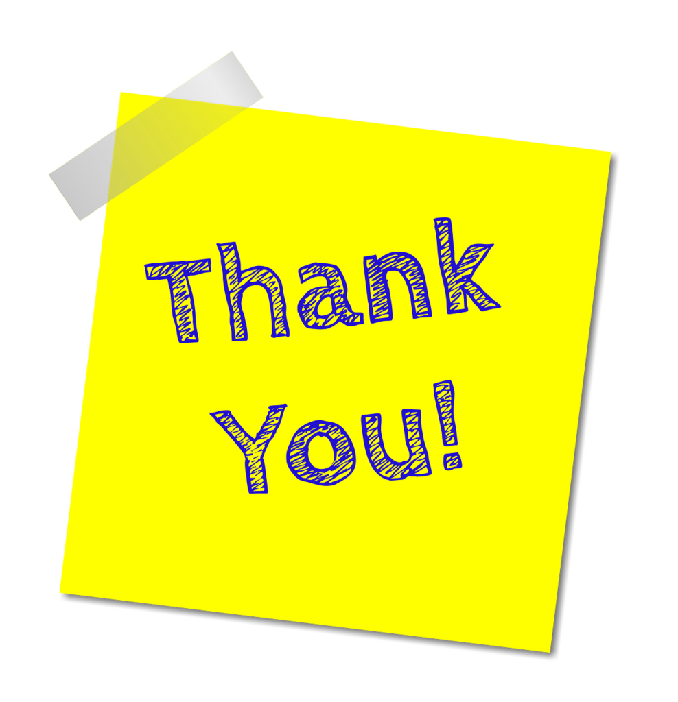 thank you, note, message